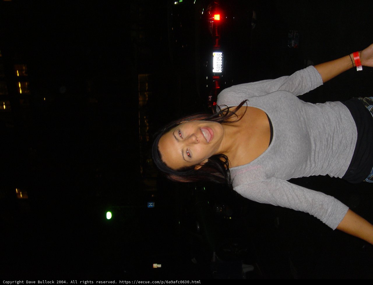 Smiling under the Night Sky