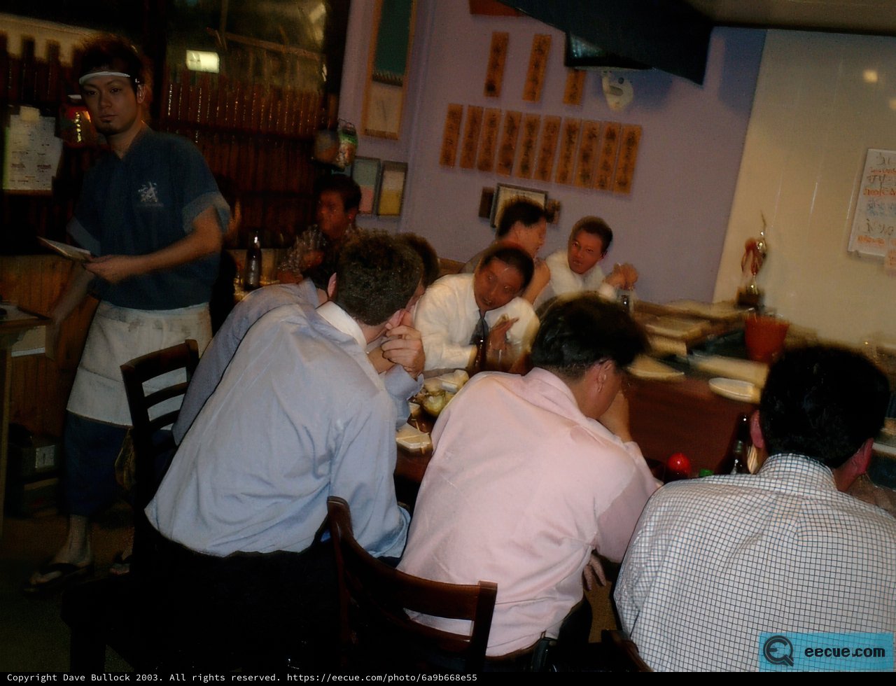 Dining at Tatsuki Machida's Favorite Restaurant in 2002