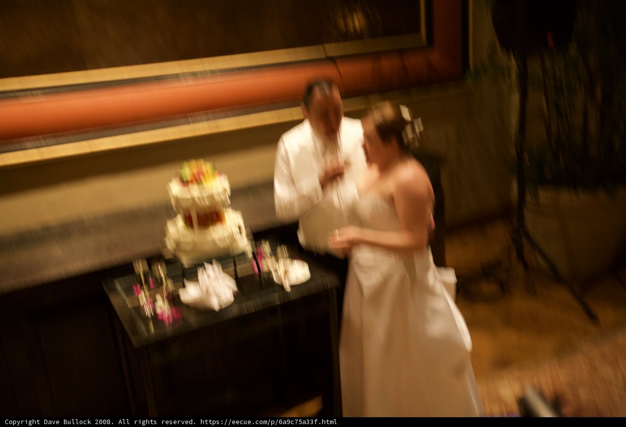 Wedded Bliss with Cake and Gowns