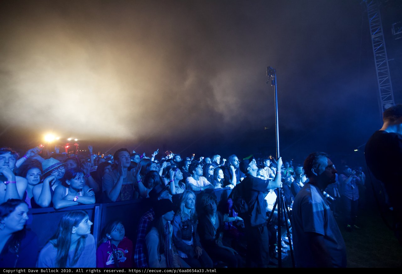 Friday Night Crowd at Cochella Concert