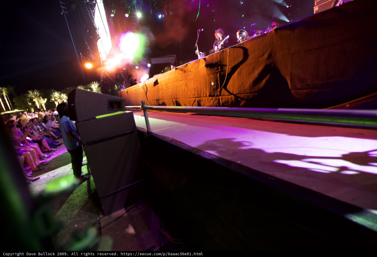 Electrifying stage show at Coachella 2009