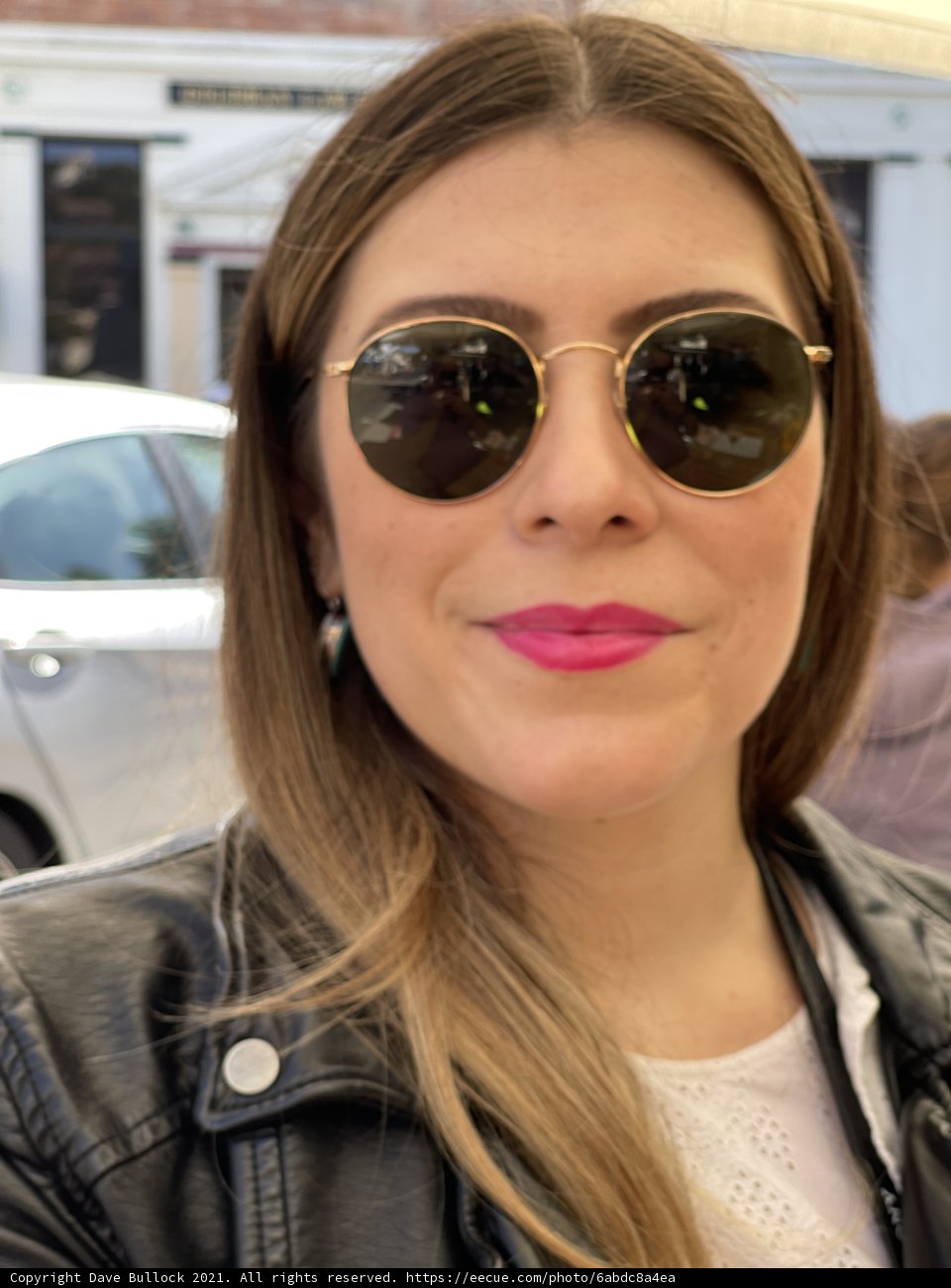 Chic Black Jacket and Sunglasses