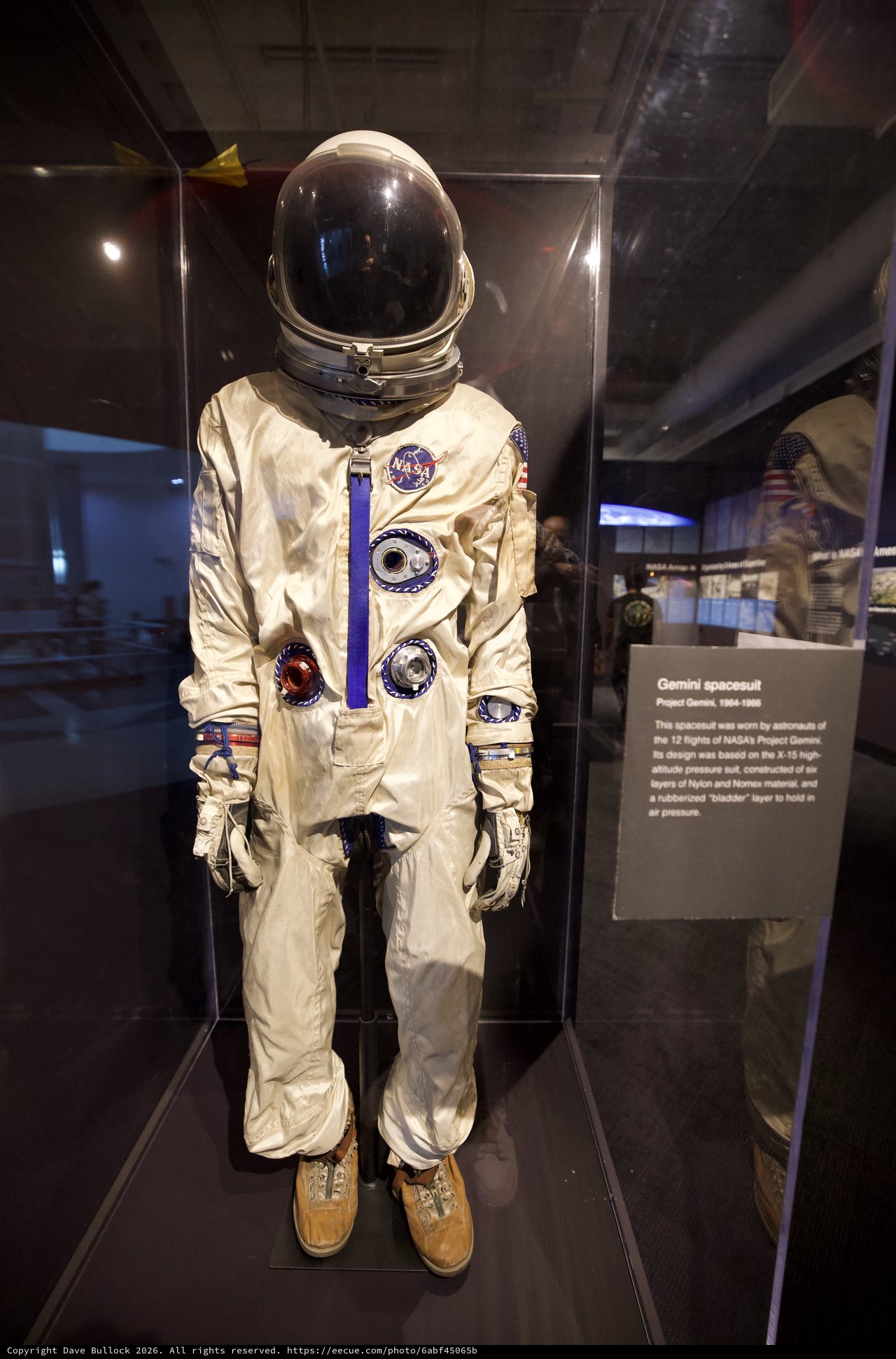 Gemini Spacesuit Display at Space Museum