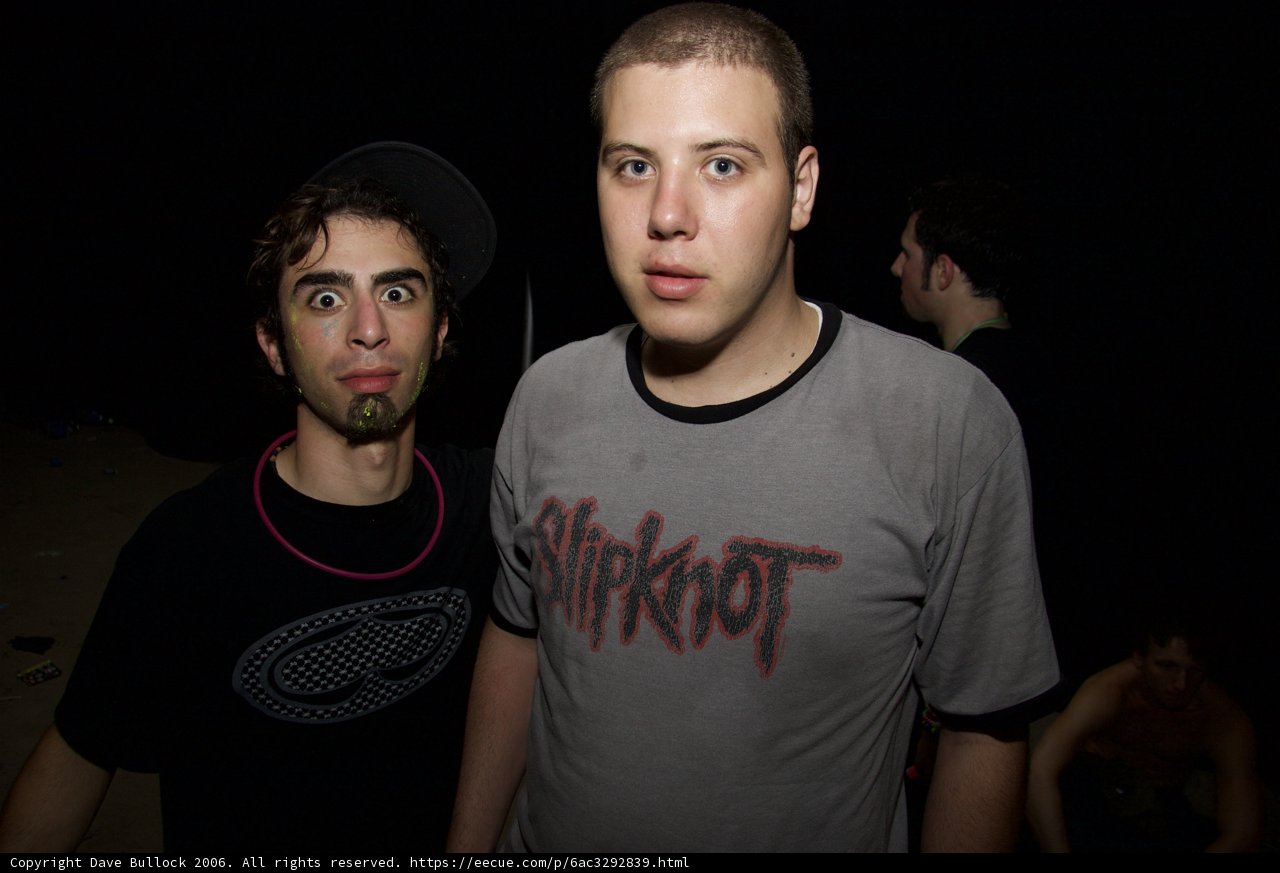 Two Men Stand together
