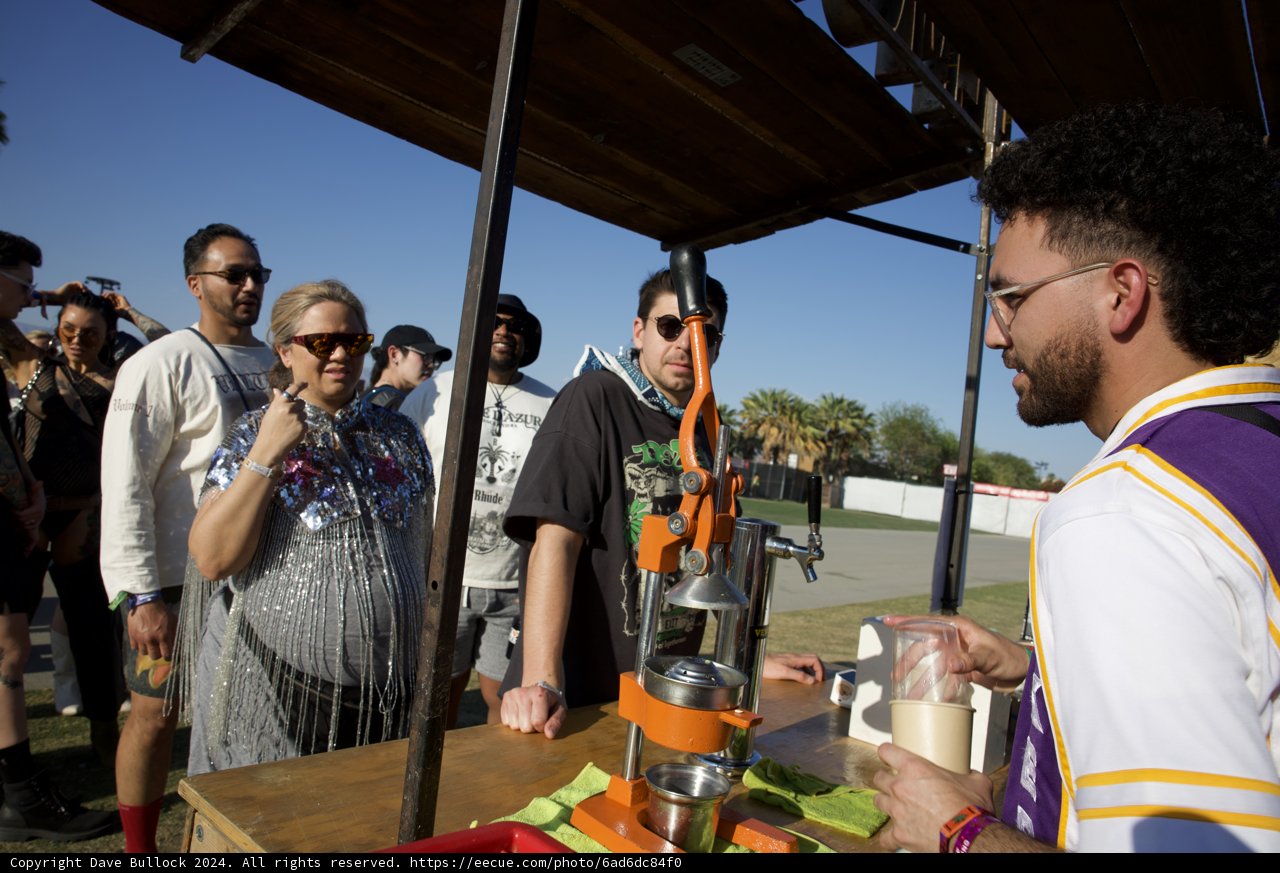 Refreshment Break at Coachella 2024