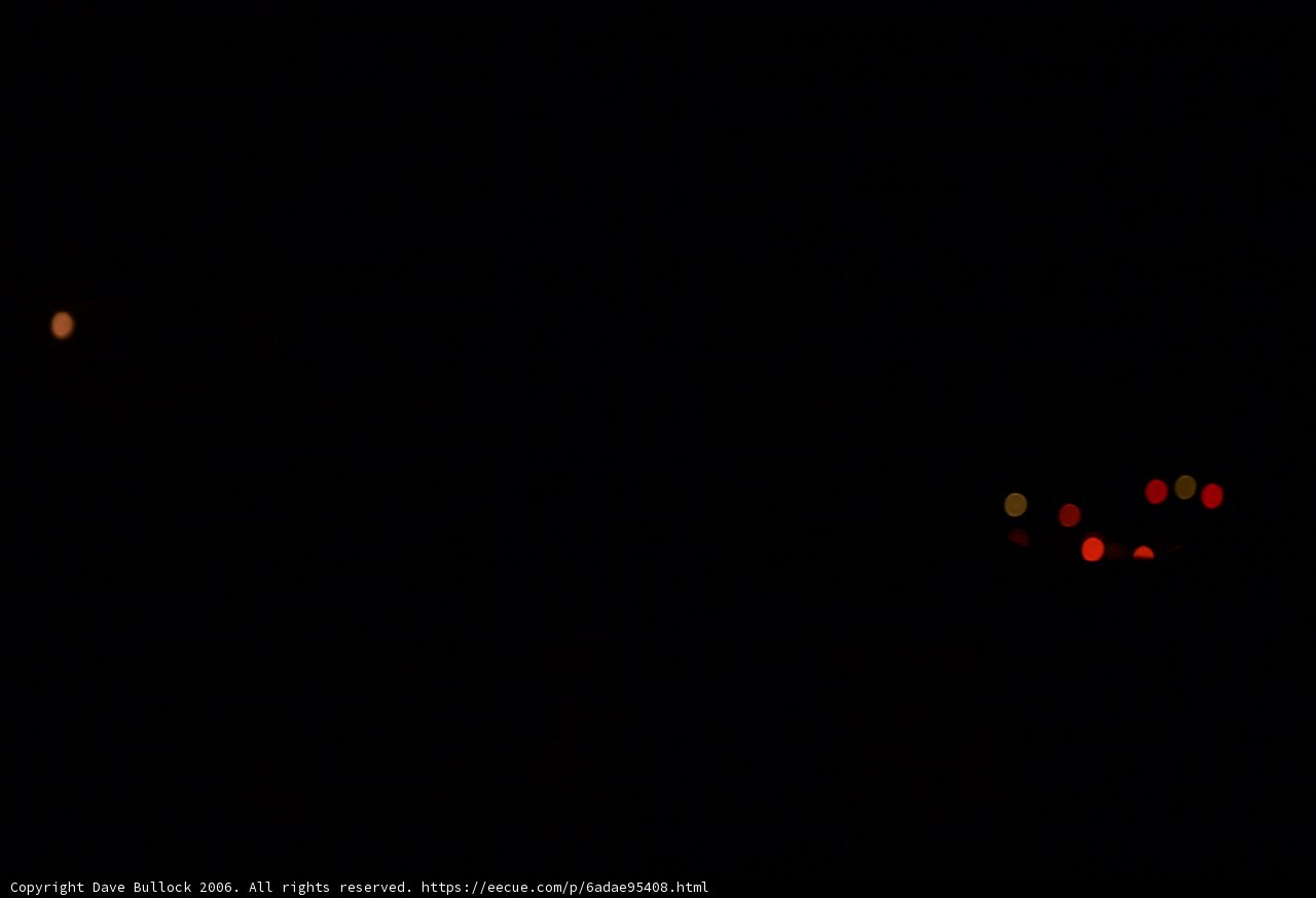 Night Sky over the University of Maryland