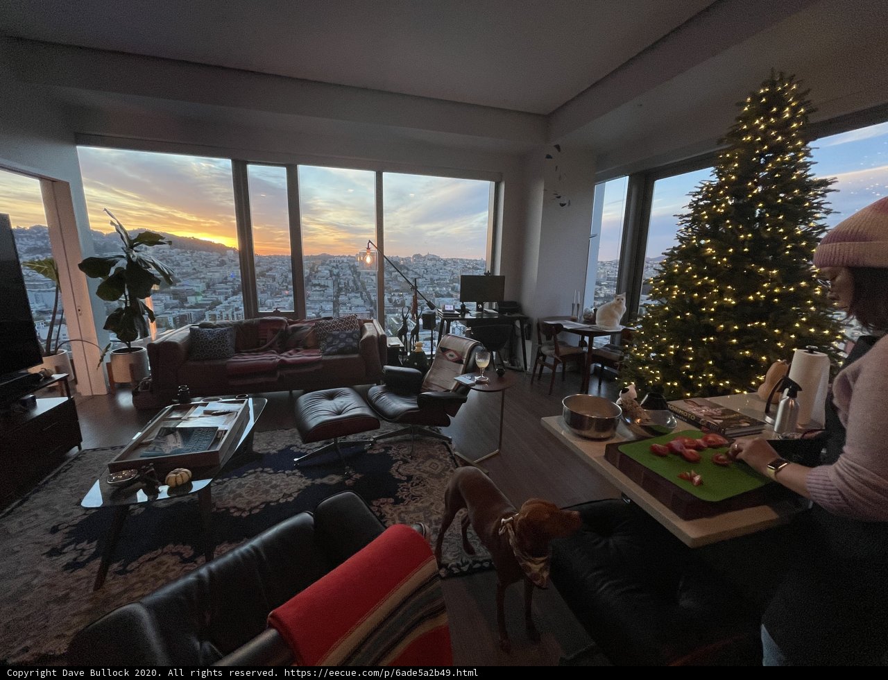 Christmas Cozy in the Living Room
