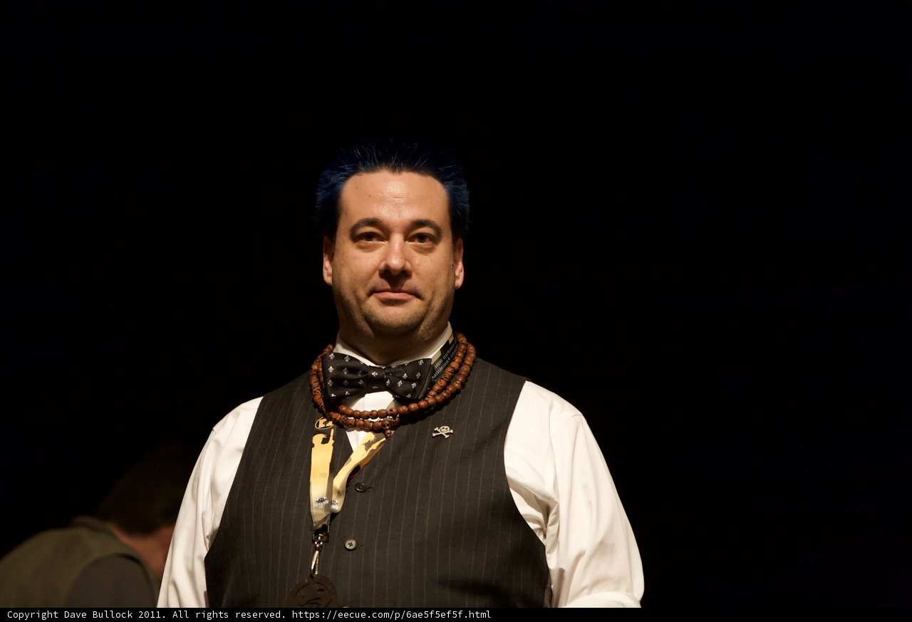 Blue-Haired Vest Man