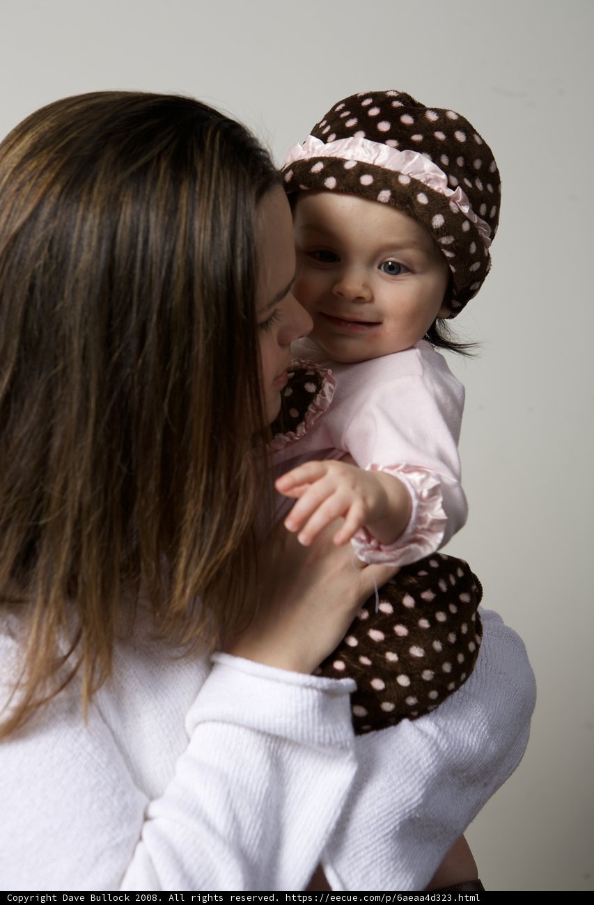 Motherly Love in a Brown Hat