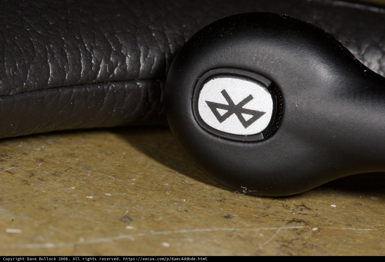 Sleek Wireless Headset with Striking Logo