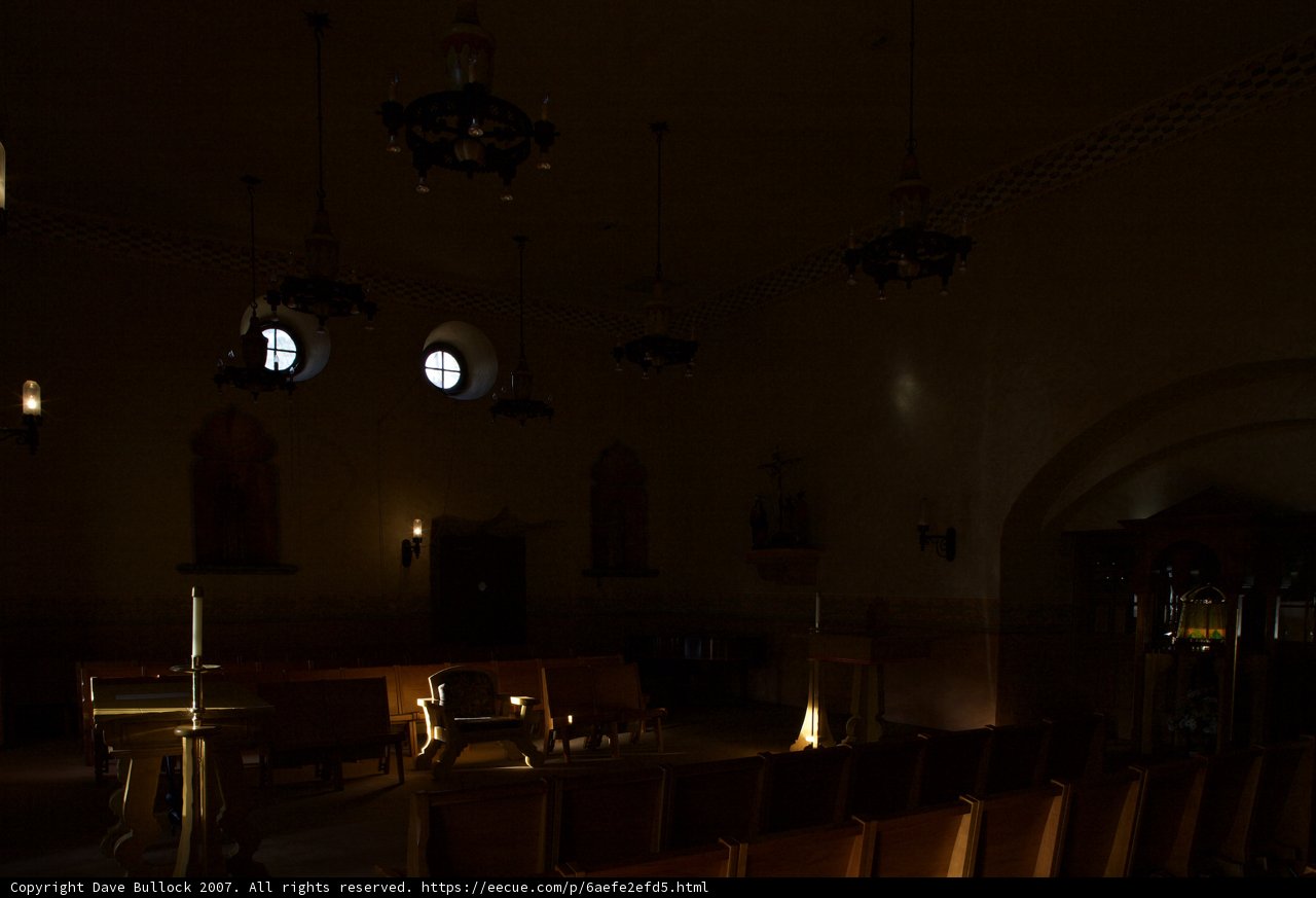 Illuminated Prayer at San Jose Church