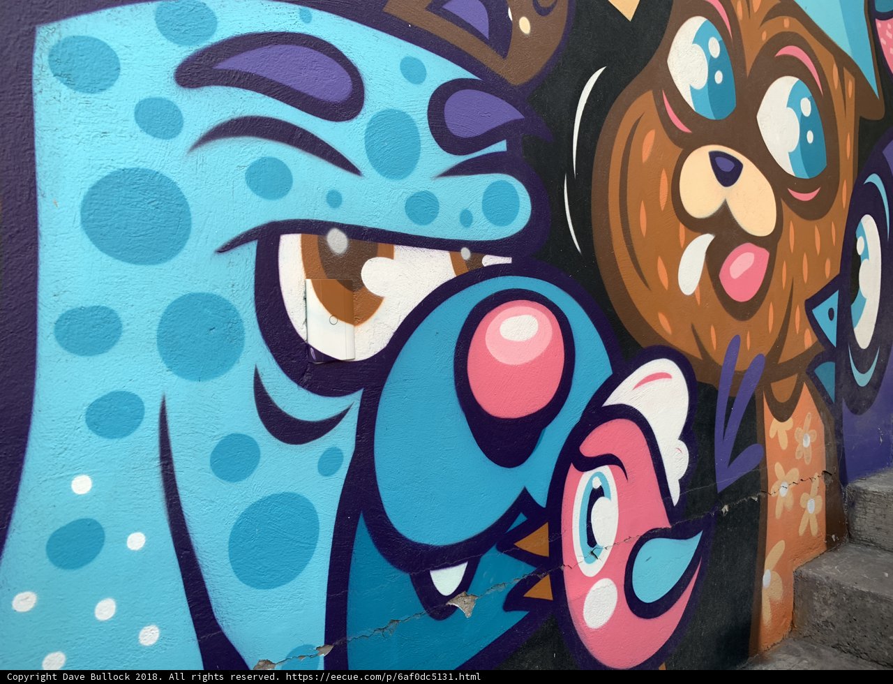 Bear and Dog Mural Brightens Up Oxnard Wall