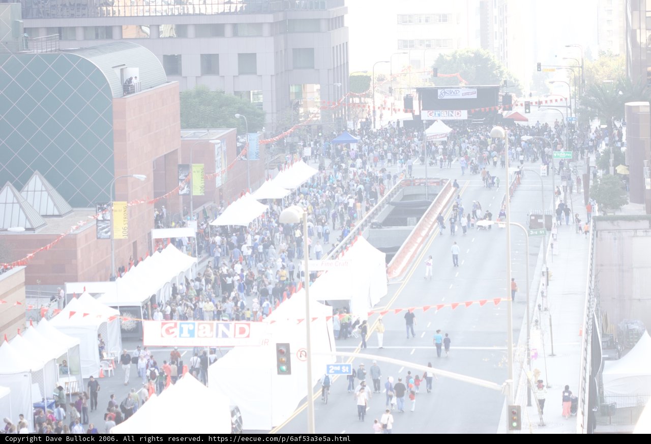 City Crowd Takes Over Metropolis Street