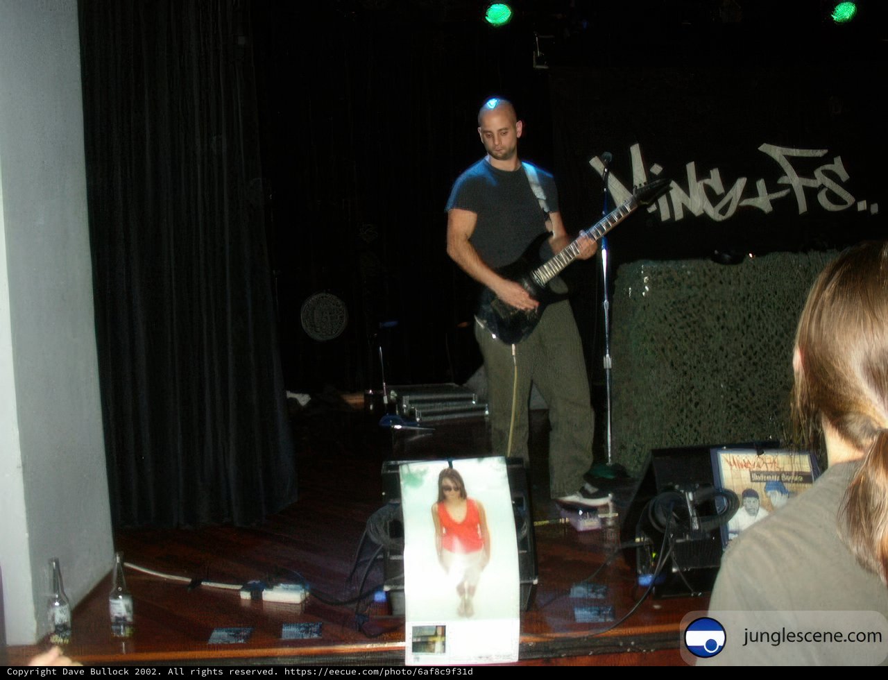 Guitarist and Vocalist Perform on Stage