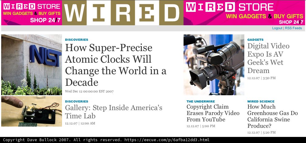 Wired Magazine Advertisement