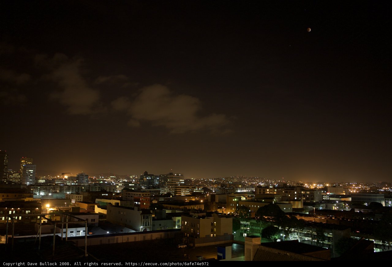 Haifa Nightscape Under A Cloudy Sky