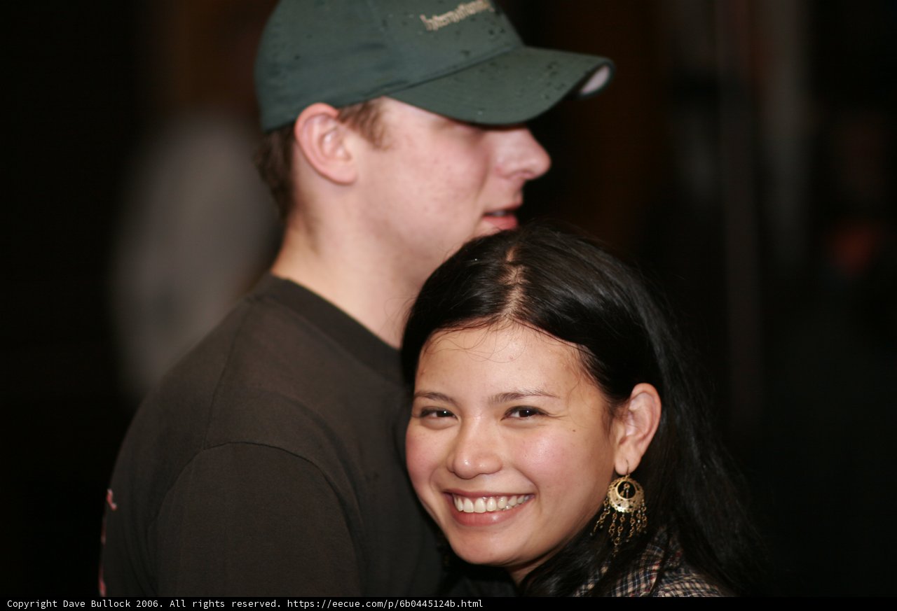 Happy Couple in Baseball Caps