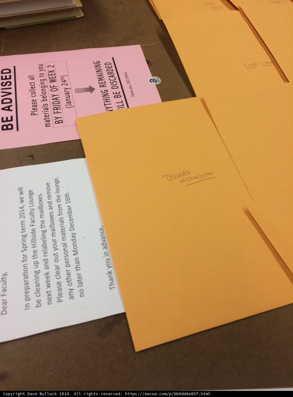Stacked Advertising Envelopes
