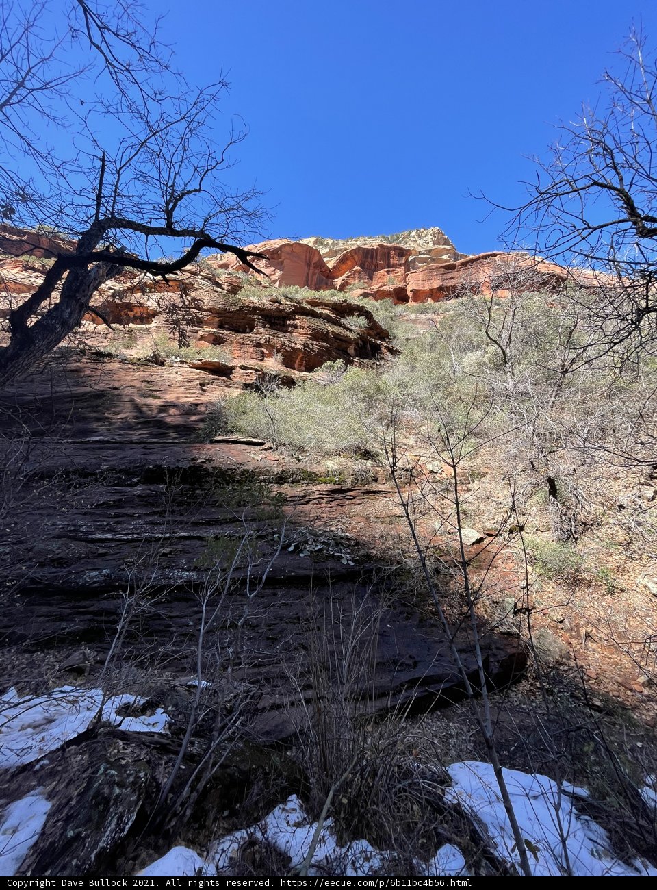 Winter Wonderland in Sedona's Red Rock Canyon