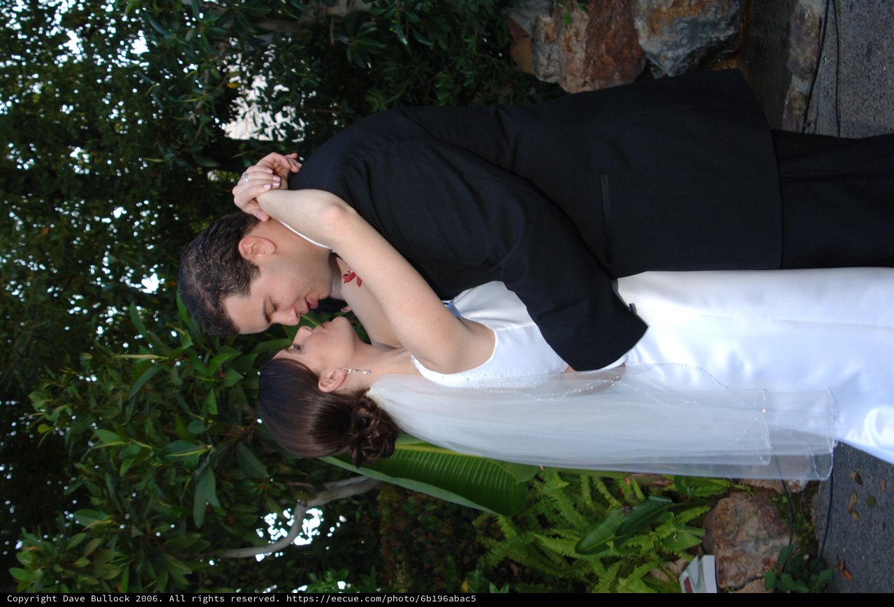 Newlyweds Share Tender First Dance Embrace