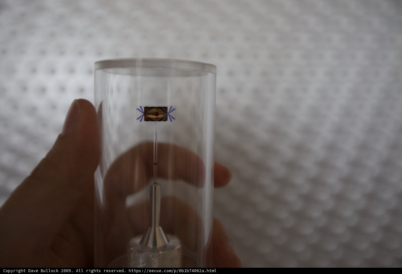 Clear Container with Small Object