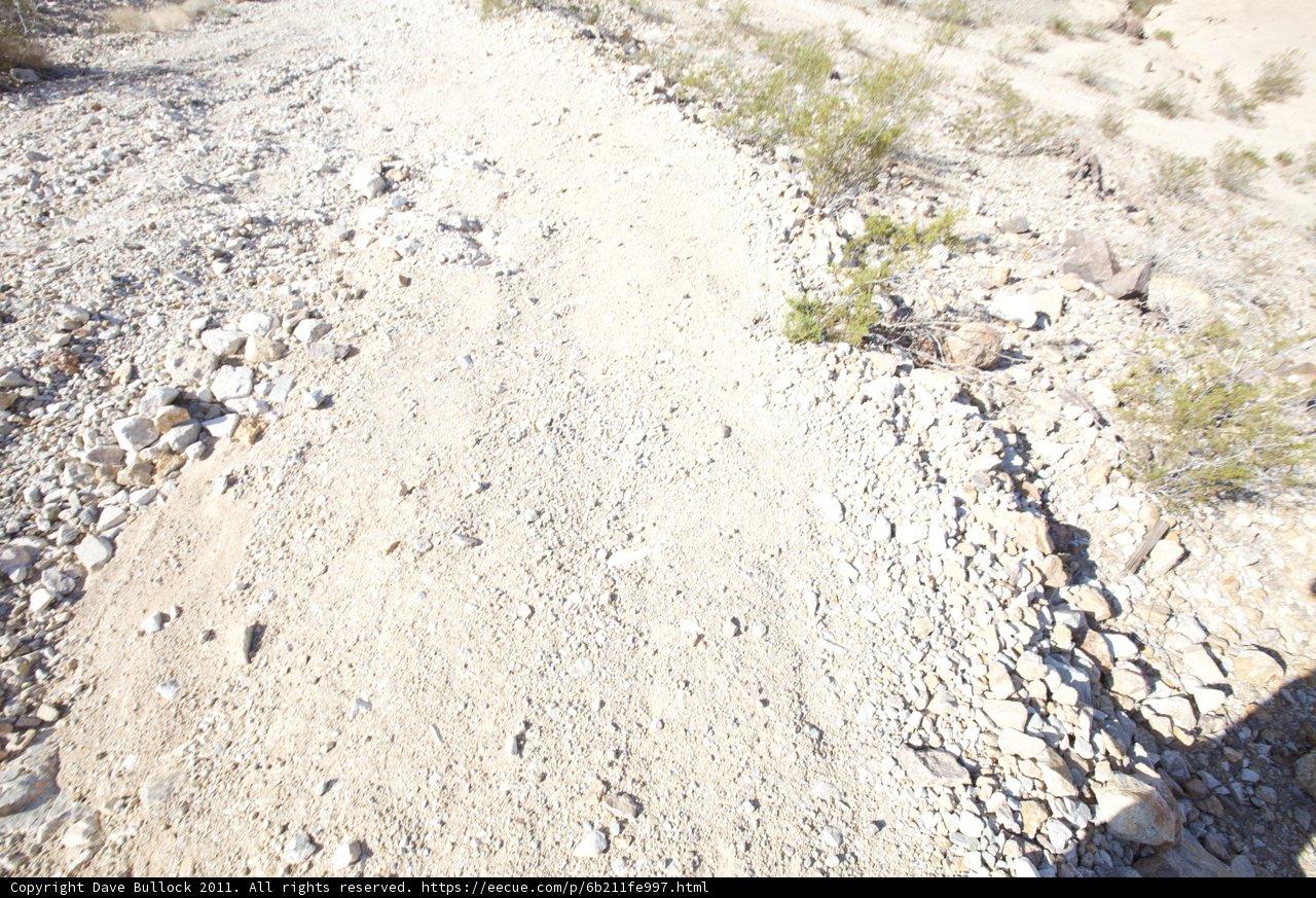 A Rocky Path Through the Desert