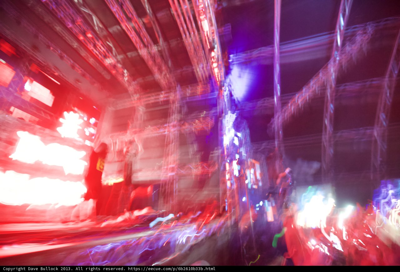 Blurred Nightlife at Coachella