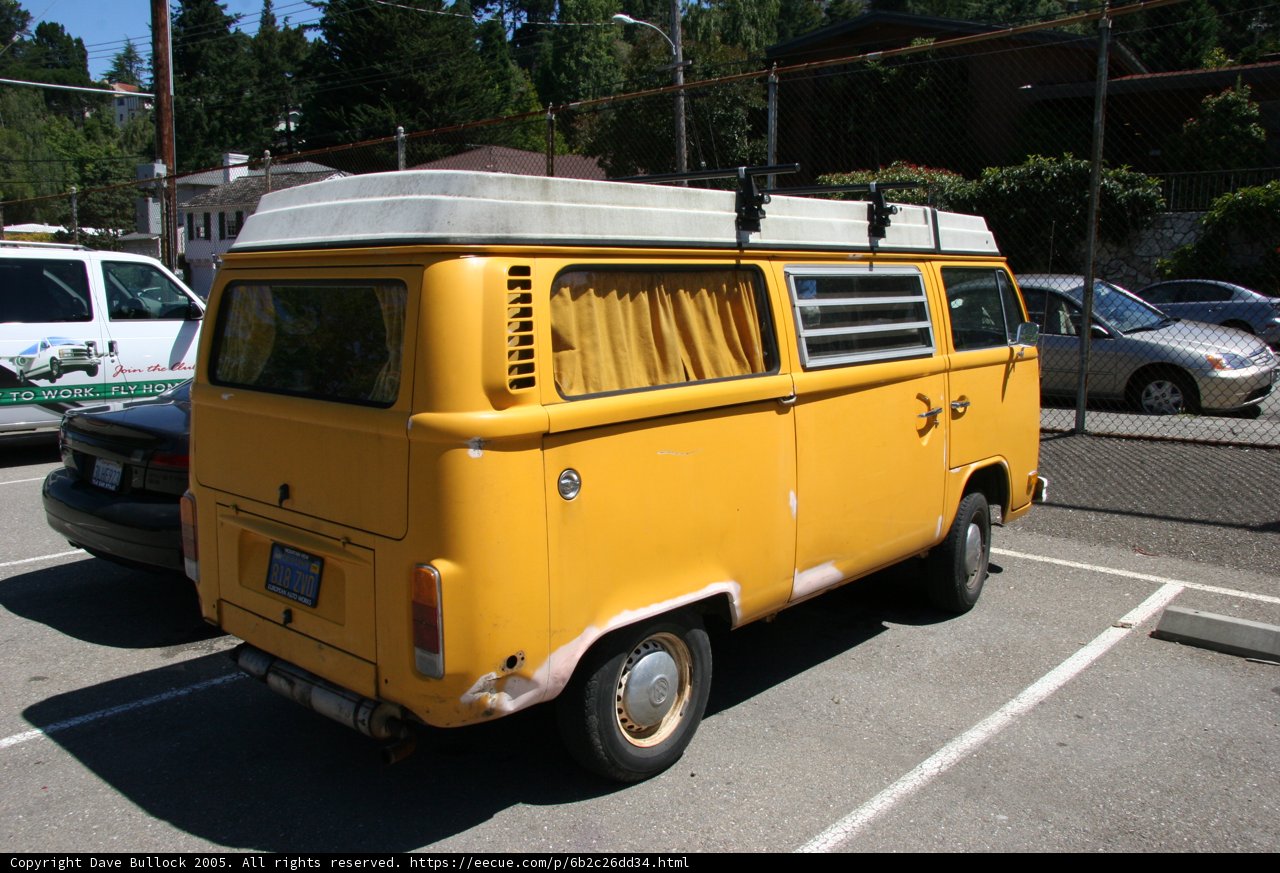 Yellow VW Bus Standout