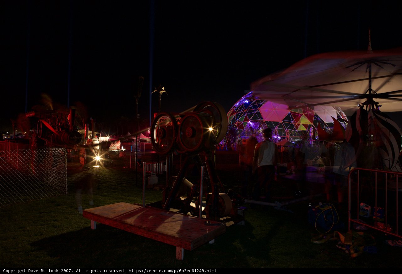 Under the night sky at Coachella
