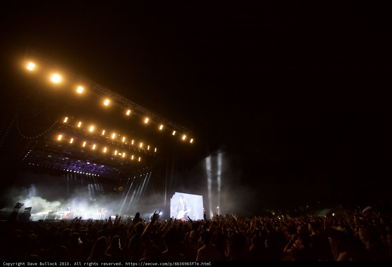 Lights & Crowd at Rock Concert