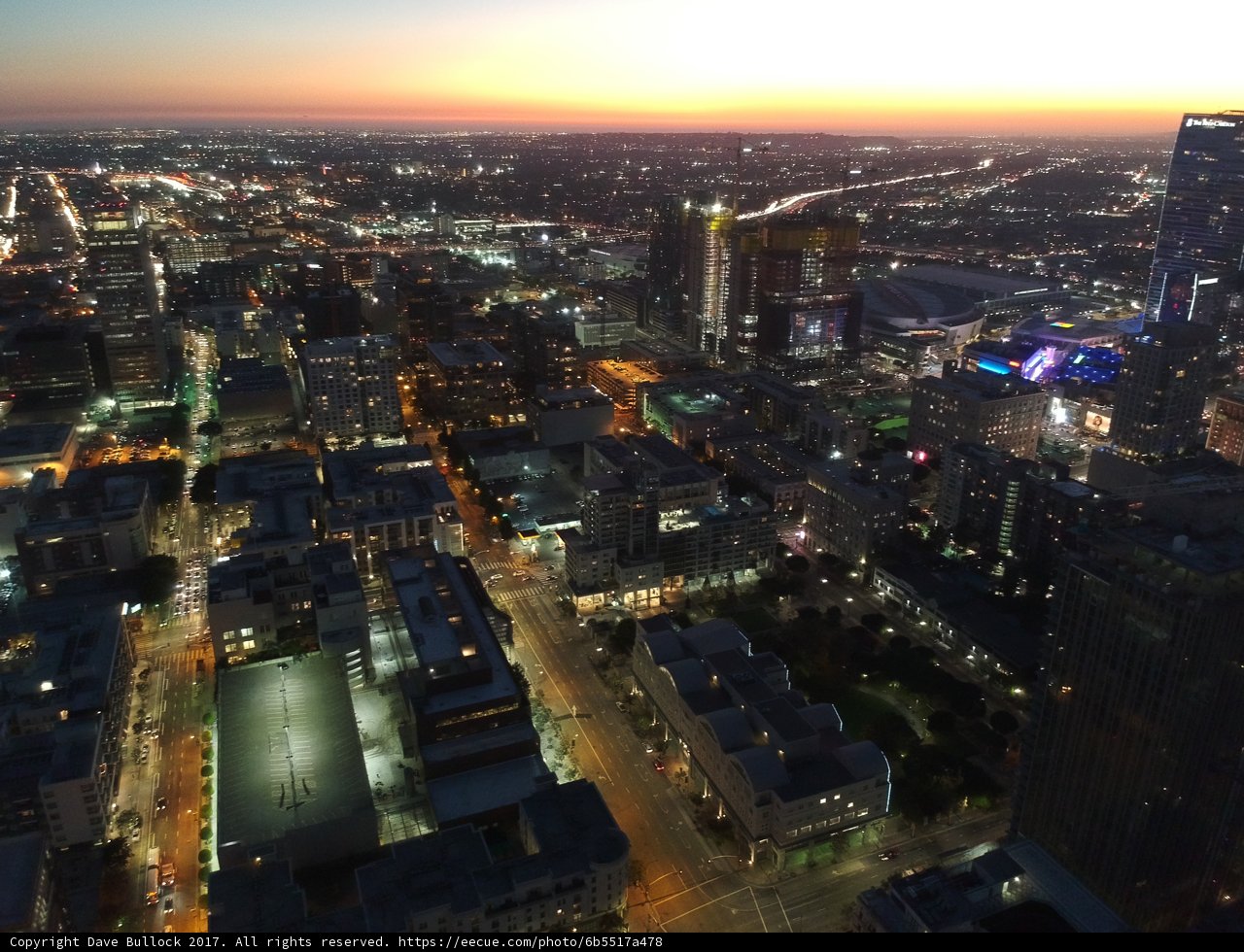 Glowing Metropolis at Dusk