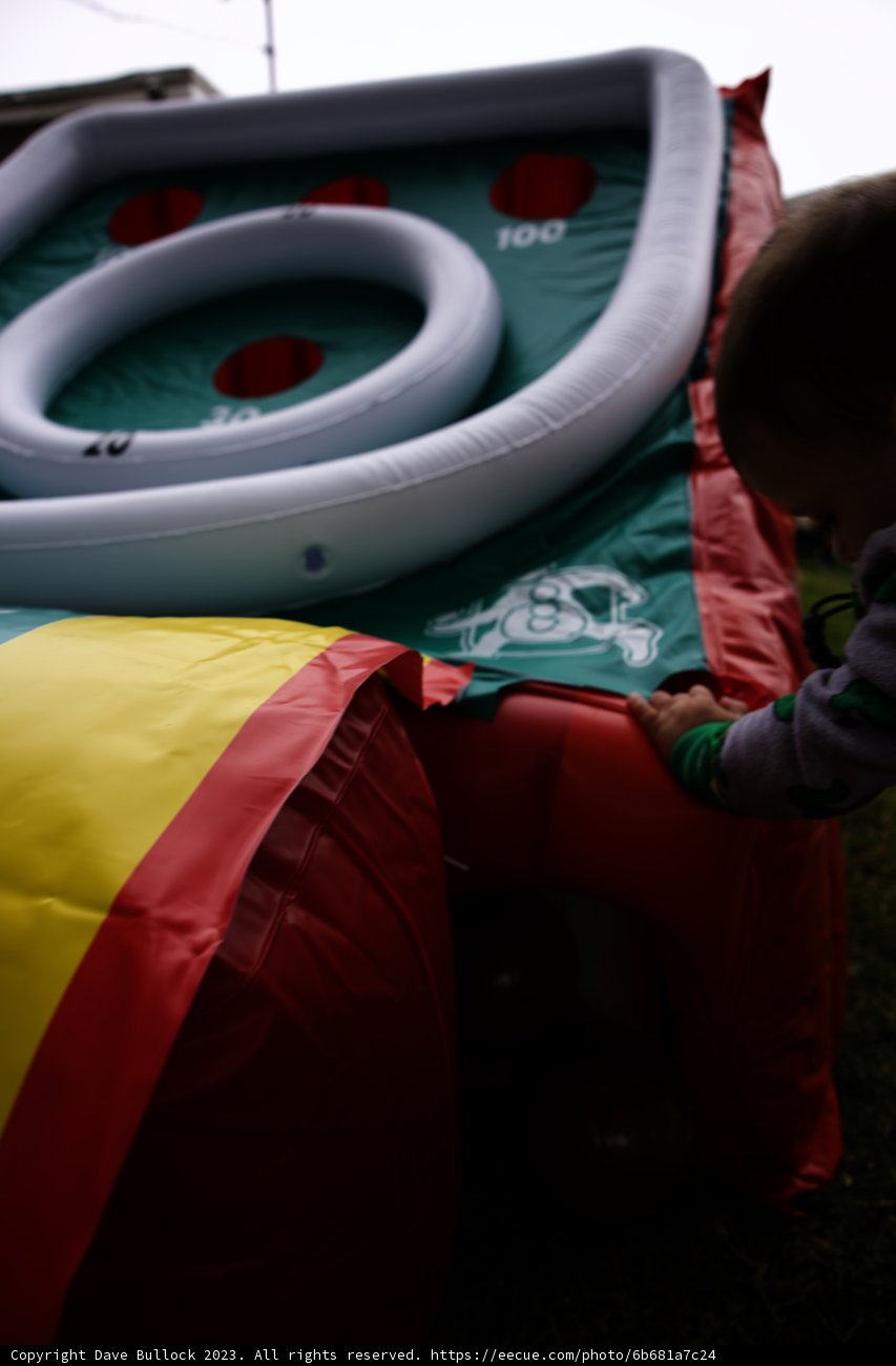 Bouncy Castle Fun at Cam's Grad Party