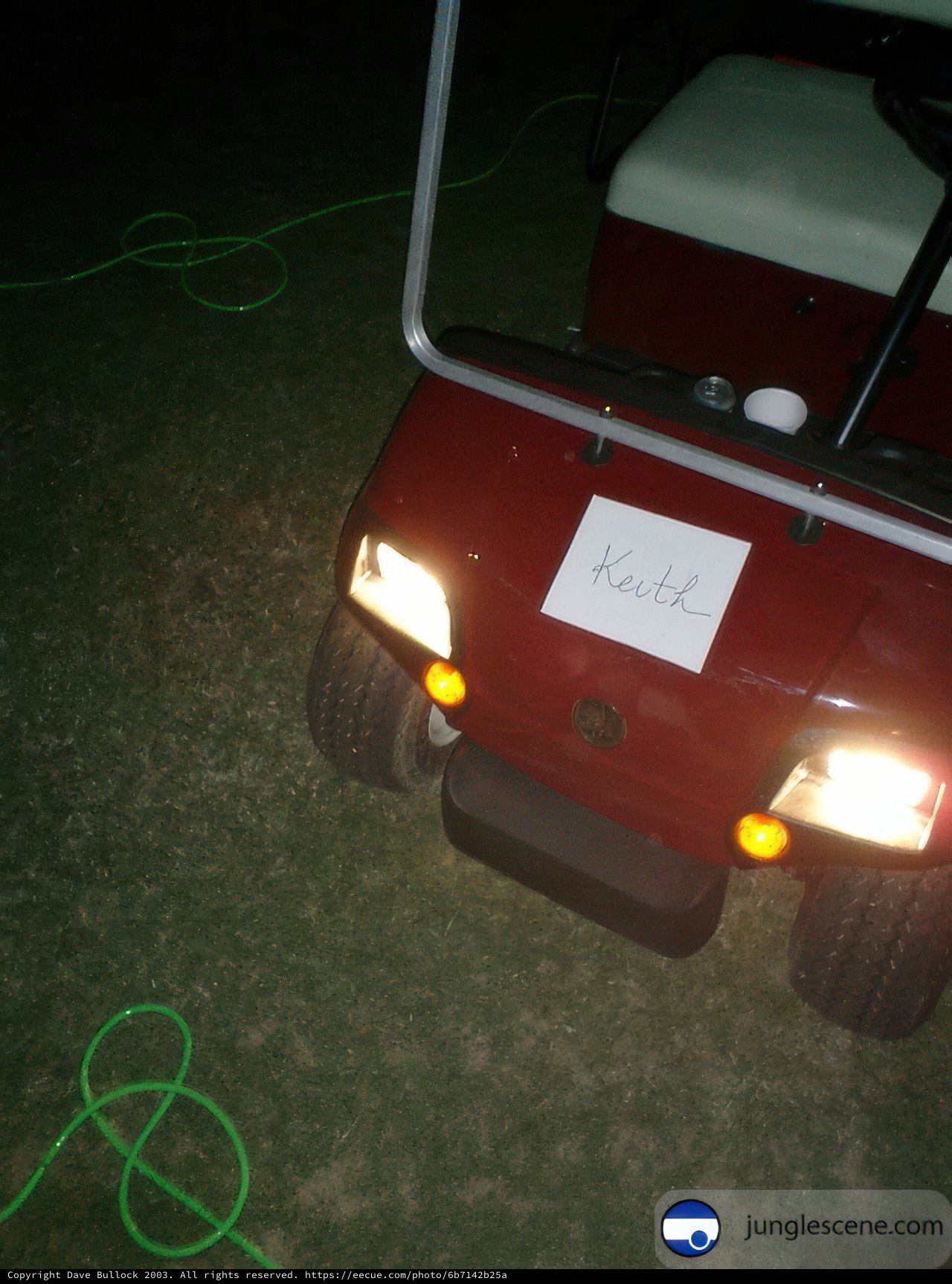 Night Ride on the Golf Cart