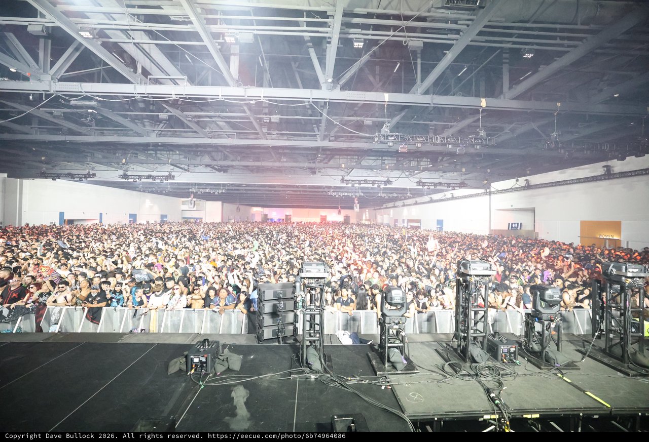 Massive Indoor Festival Crowd at Wobbleland 2026