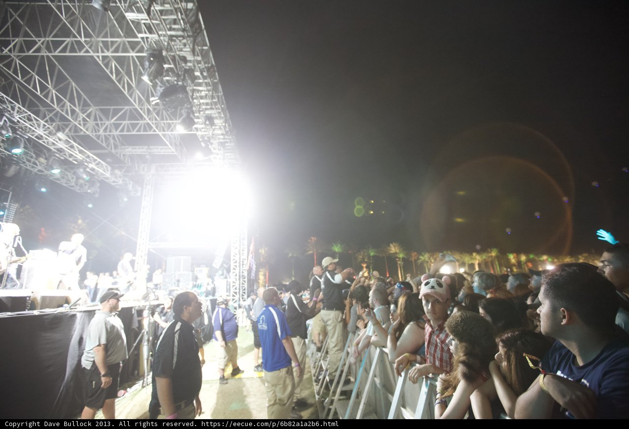 Lights and Clothing at Coachella Concert