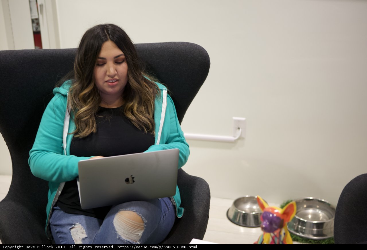 Working Hard with a Laptop