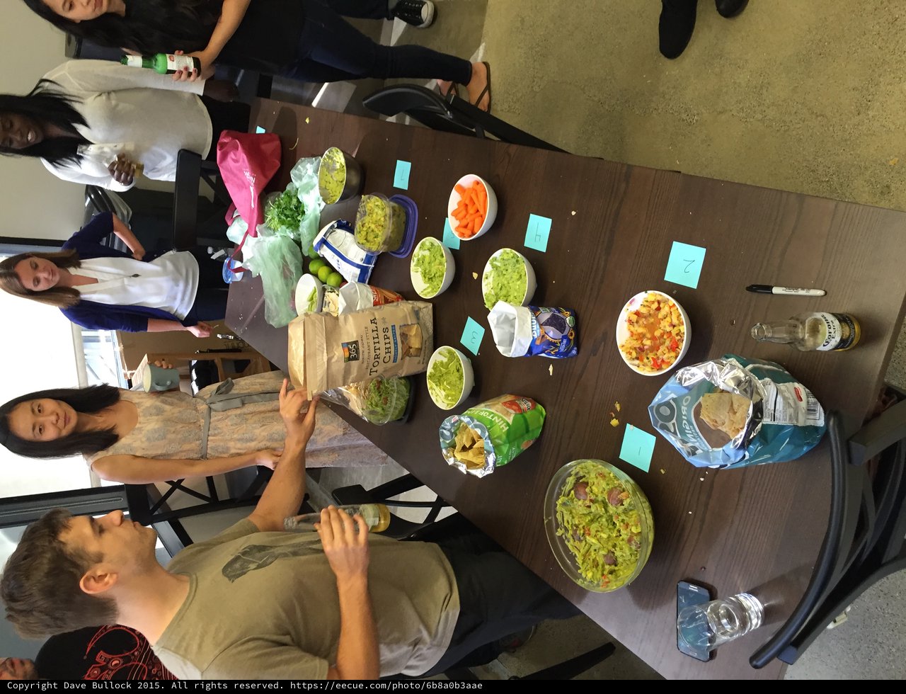 Guacamole Taste Test Competition Among Friends