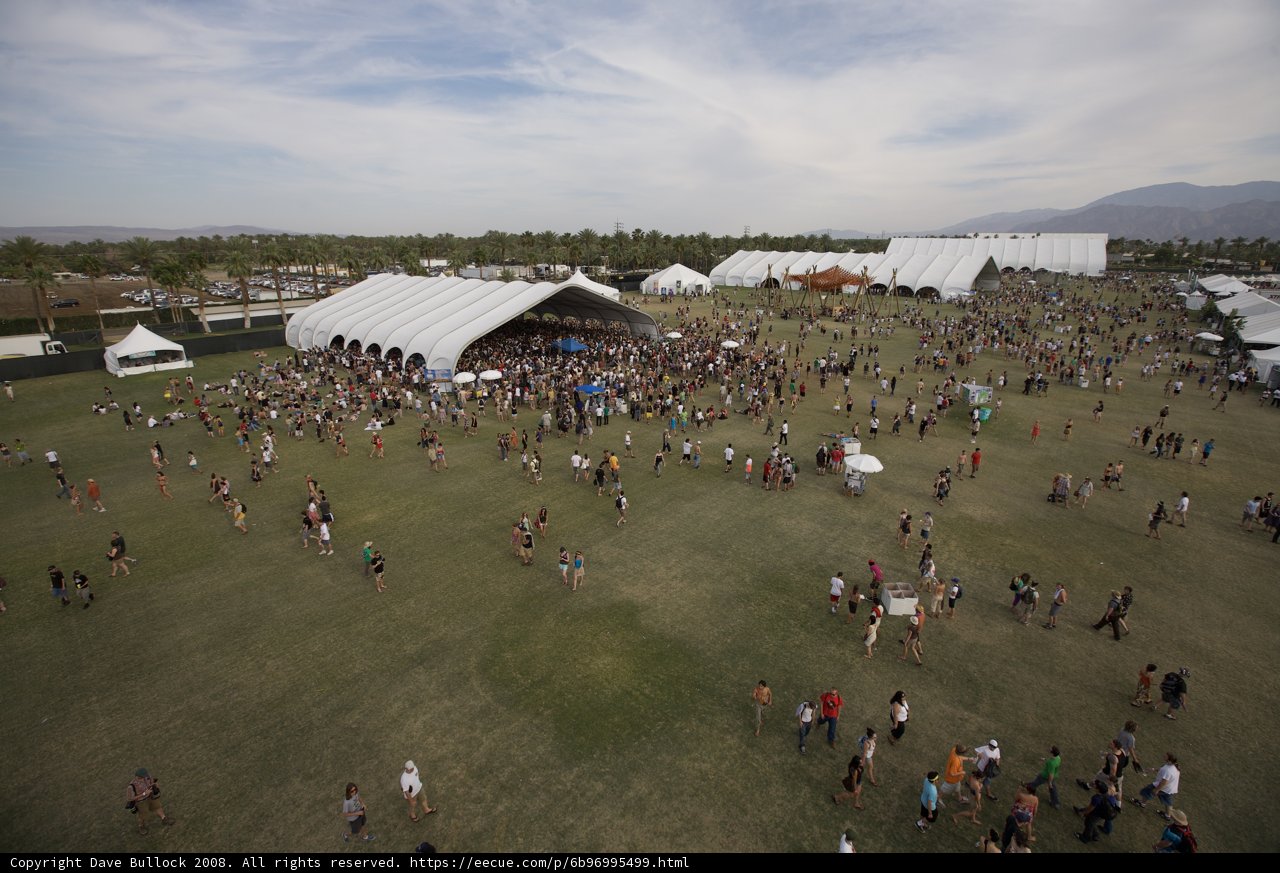 Coachella Music Festival from Above
