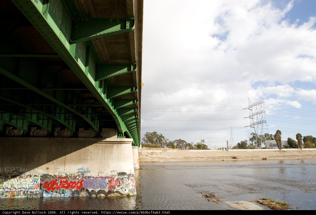 Graffiti on the Freeway Overpass