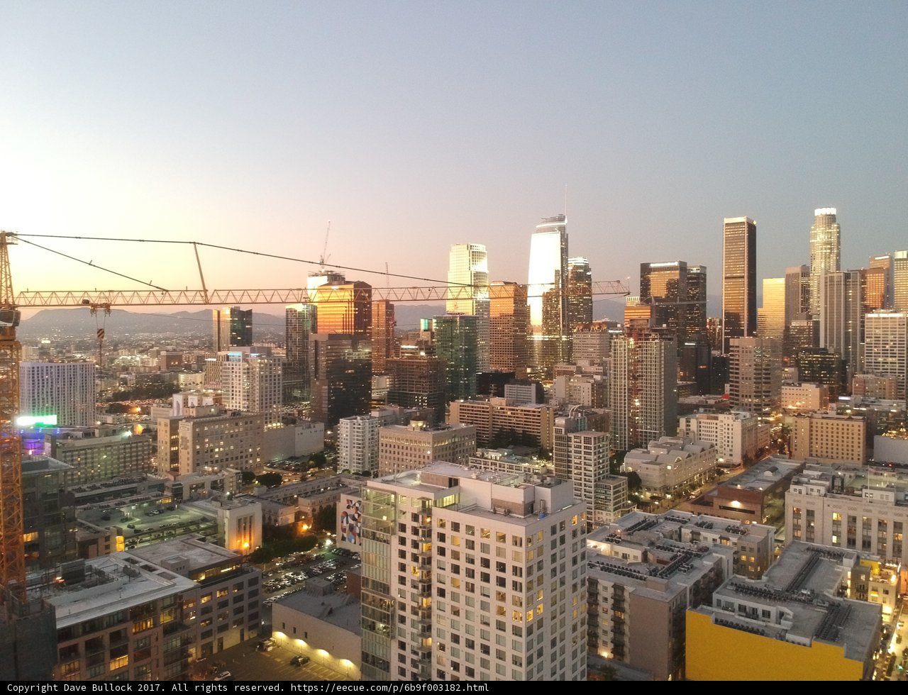 Cityscape at Sunset
