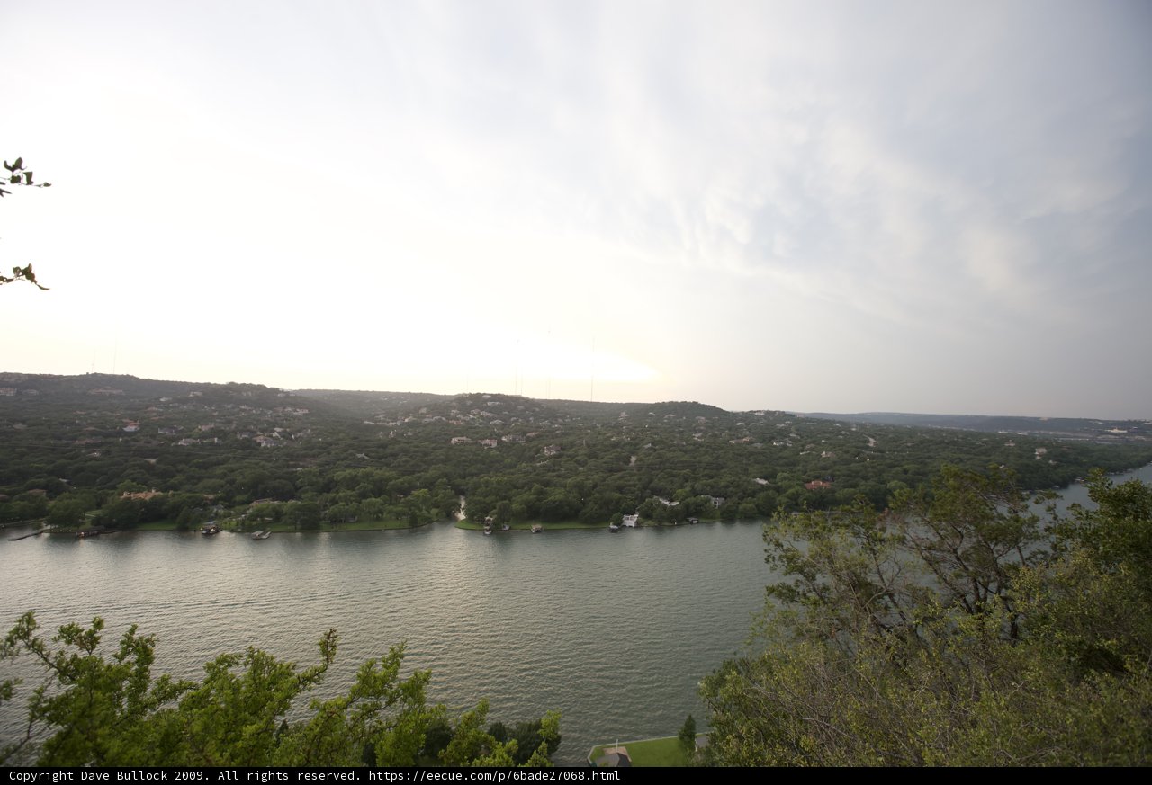 Cloudy Skies Over Lake Austin