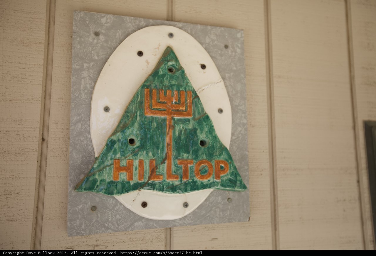 Hilltop Building Sign