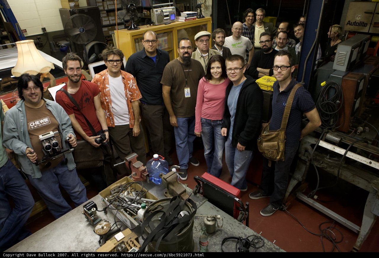 Factory Workers Operating Machines