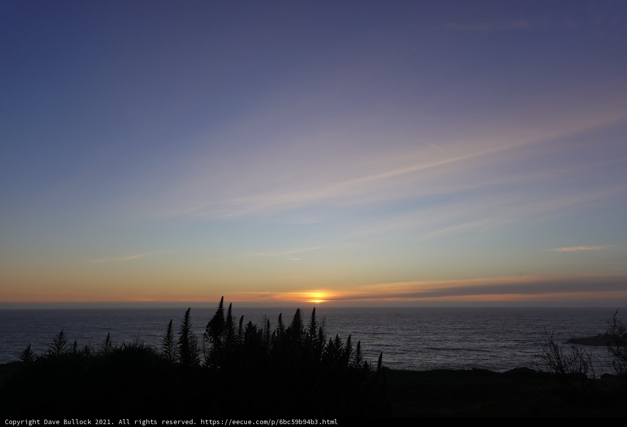 A Majestic Sunset over the Ocean