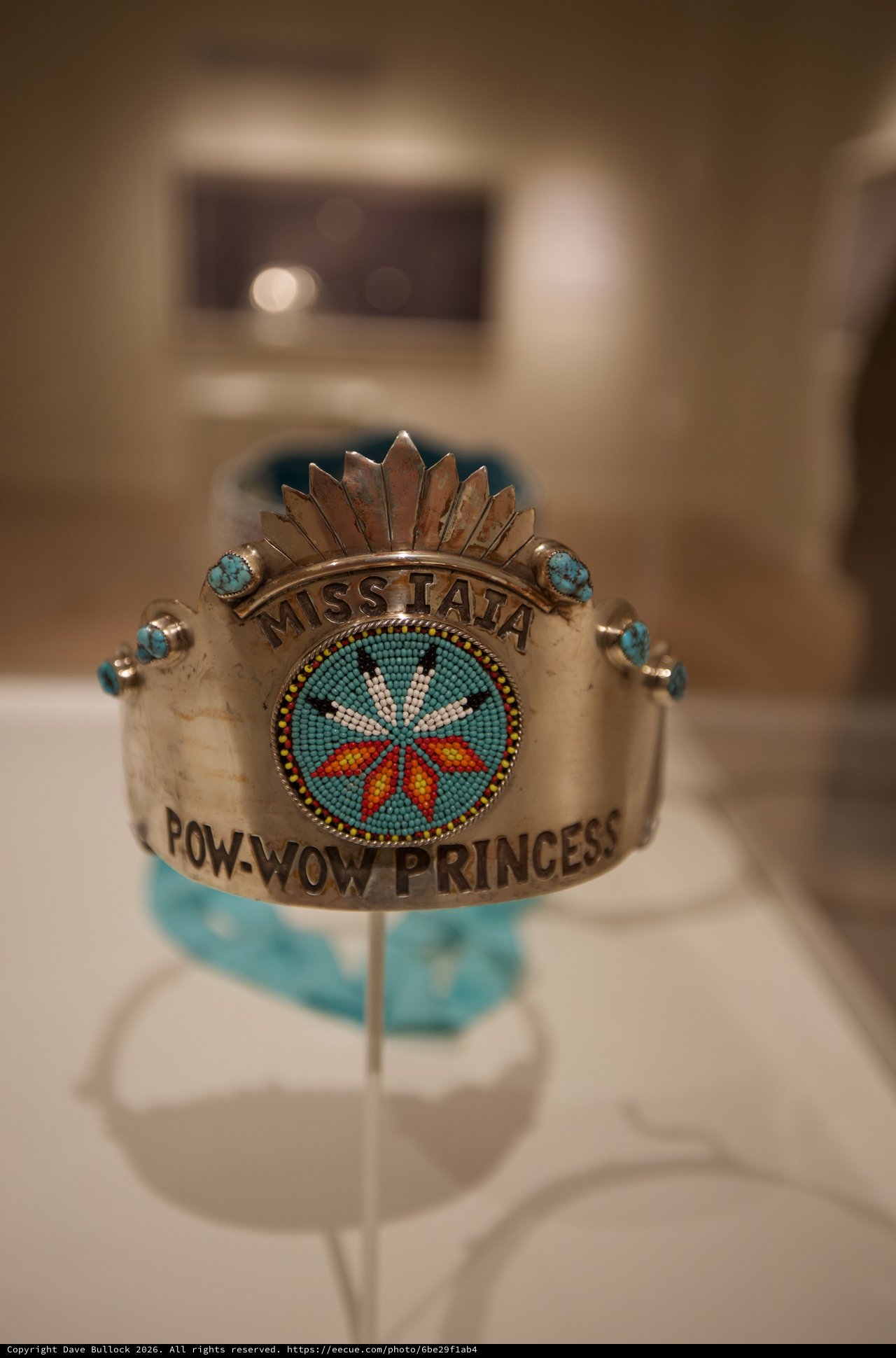Miss Tara Pow-Wow Princess Crown with Beadwork