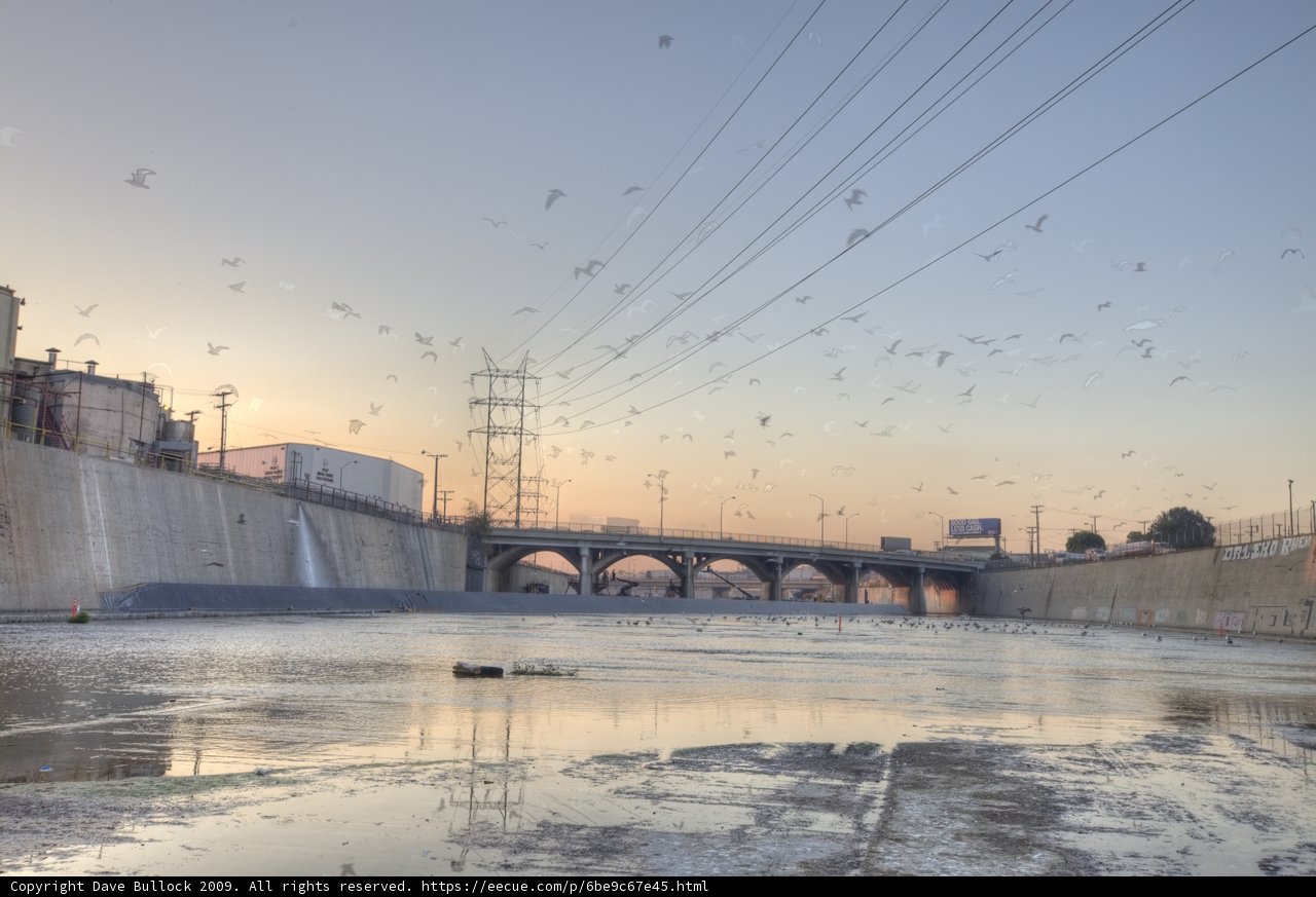Sunset Over LA River