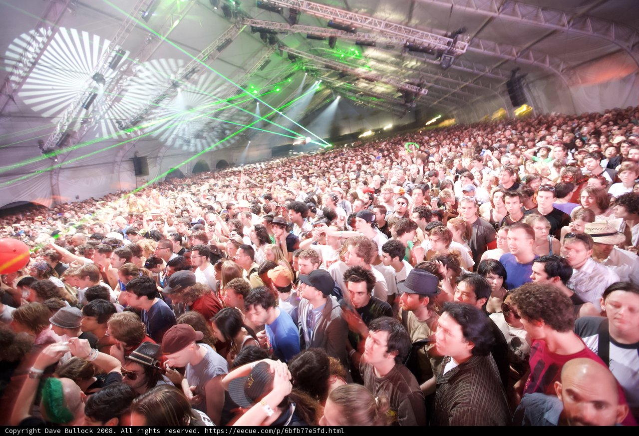 Urban Crowd at Coachella Music Festival