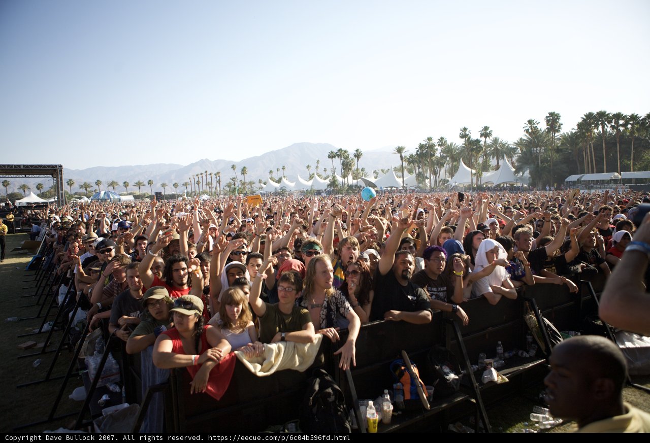 Concert Crowd Goes Wild