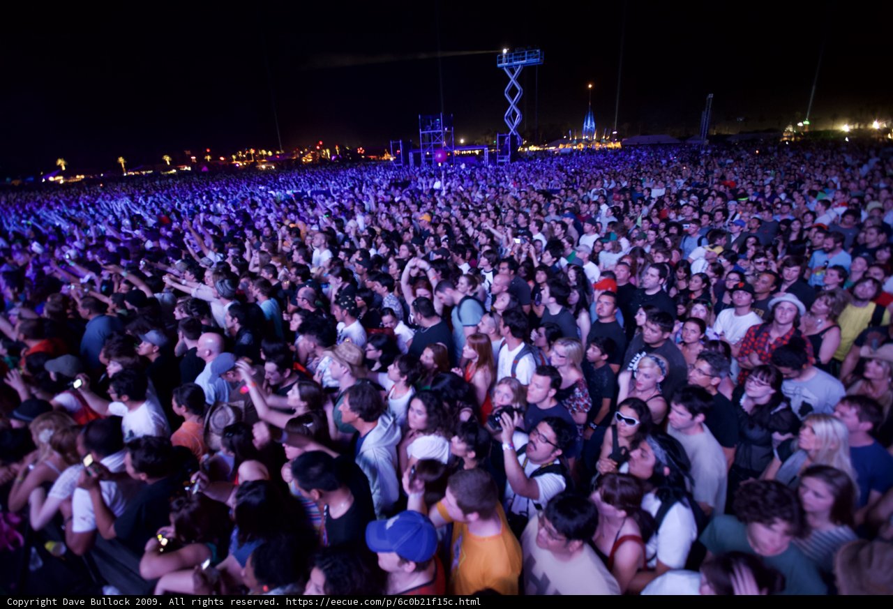 Night Sky Crowd at Coachella 2009