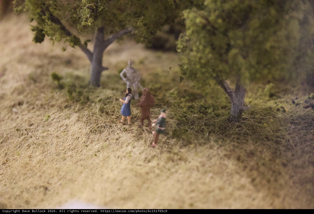 Wizard of Oz Miniature Diorama in Forest Setting